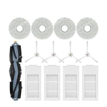 Imagem de Compatible Compatible With Yeedi Floor 3 Station Robot Vacuum Cleaner Spare Parts Accessories Main Side Brush Mop Rag Cloth(Set I)