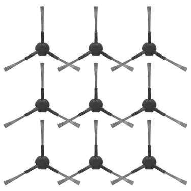 Imagem de neutop Escova lateral compatível com Dreametech L40s Ultra CE/ L40s Ultra AE/ L10s Ultra Gen 2/X30 Ultra/L30 Ultra/D20 Plus/L10s Ultra/D10 Plus Gen 2 Robot Vacuums, pacote com 9