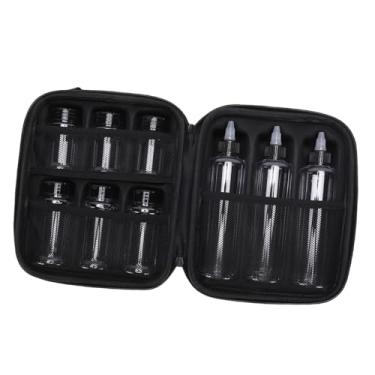 Imagem de RiToEasysports Recipientes de Especiarias para Viagem, 9 Unidades Kit de Recipientes de Especiarias Portáteis 100ml 150ml 300ml Shakers de Tempero Com Funil Estojos de Armazenamento de EVA