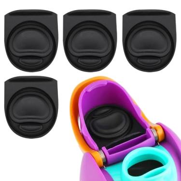 Imagem de ZONBBEE 4 peças de rolha de substituição de vedação de borracha para Owala FreeSip 680.4 g 947.2 g, tampa de tampa de vedação de silicone superior acessórios de peças de reposição compatíveis com