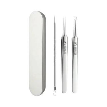 Imagem de Kit Removedor De Cravos 1-8PCS Conjunto De Ferramentas De Acne Em Aço 