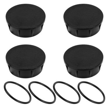 Imagem de 4 Peças Tampas para Cabeçote de Aspersor e Anéis de Vedação para Rain Bird 1800 Série Compatível com Modelo 1800XC, Durável Plástico Tampas Aspersores for Sistemas Irrigação