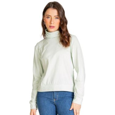 Imagem de Blusão Gola Alta Infinita Cor Verde-Feminino