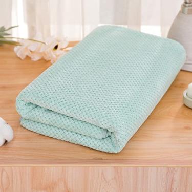 Imagem de Fafeicy Toalha Corporal, lã Super Macia, Toalha de Banho de Secagem Rápida, Compacta 30x30 Cm, Ideal para Academia, Hotel e Acampamentos (Verde)