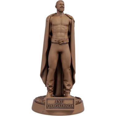 Imagem de Estátua Exu Gargalhada Umbanda Candomblé (Cor Madeira)