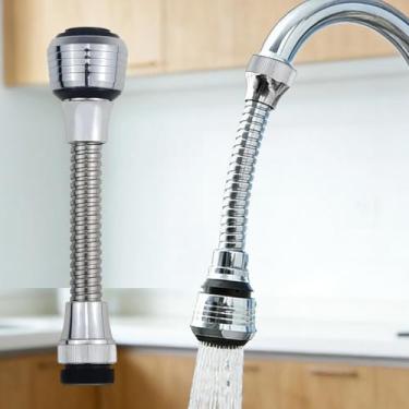 Imagem de Aerador de torneira giratória de 360 graus, acessório para torneira de cozinha, cabeça de torneira de pia giratória universal para economia de água