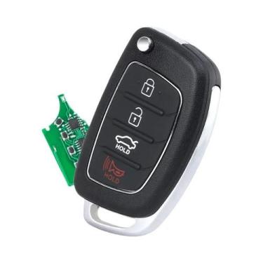 Imagem de Chave Remota Flip 433MHz Para Hyundai Sonata 2015-2018 KEYECU PN 95430