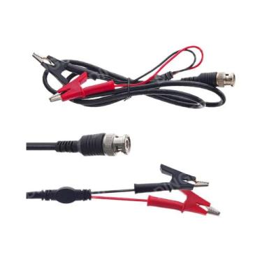 Imagem de Cabo Coaxial RF De 50 Ohms Com Conector Banana Empilhável De 4mm Macho