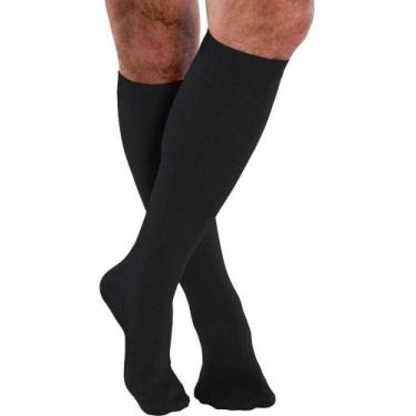 Imagem de Meia Elastica Sigvaris 3/4 Masculina 20-30mmhg Actitud, Preta p