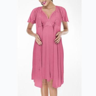 Imagem de Robe Gestante Love Secret 812708 Modal, Azul, GG
