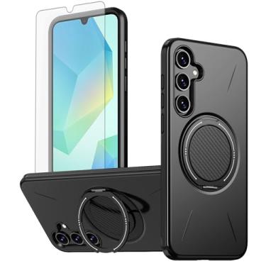 Imagem de Asuwish Capa de telefone compatível com A16/A17 4G/5G KP US preta