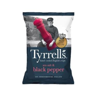 Imagem de Batata Chips com Sal e Pimenta Tyrrells 150g