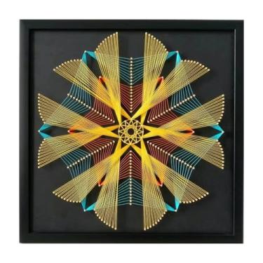 Imagem de Kit de arte com cordas, 3D, faça-você-mesmo, árvore de fogo, flores prateadas, artesanato, decoração de casa, sinuoso, terno de desenho para crianças, família iniciante, presente de Natal (inclui