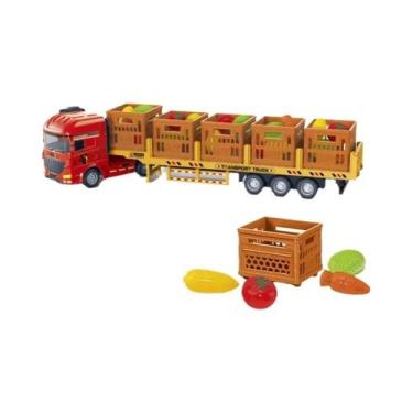 Imagem de Caminhão De Transporte De Frutas E Vegetais Em Liga Fundida Grande Par