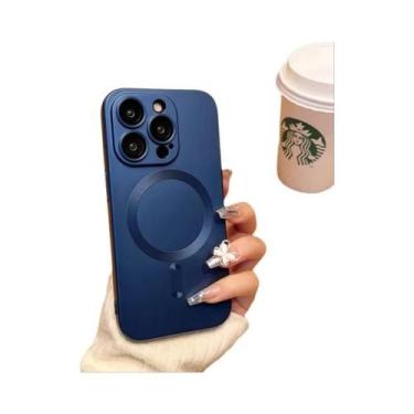 Imagem de Capa Magnética Macia Para Carregamento Sem Fio Magsafe Para iPhone 16 