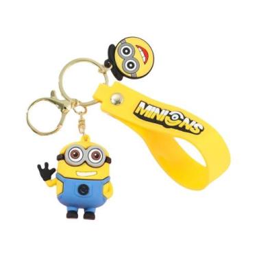 Imagem de Chaveiro De Silicone Kawaii Minions, Brinquedo De Desenho Animado, Pin