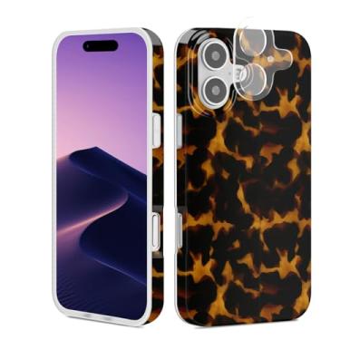 Imagem de GEQCDBN Capa protetora para celular compatível com iPhone 17, capa protetora de TPU (poliuretano termoplástico) à prova de choque e estética para mulheres e meninas de 6,1 polegadas