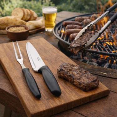 Imagem de Kit para churrasco 3 pcs plenus preto tramontina, Preto