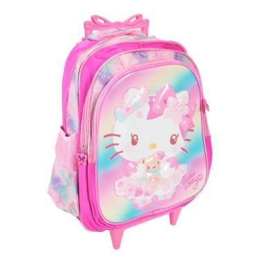 Imagem de Mochila Infantil De Rodinhas Feminina Grande Reforçada - Plike