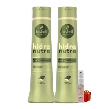 Imagem de Kit Haskell Hidranutre Shampoo 500ML + 1 Condicionador 500ML + Present