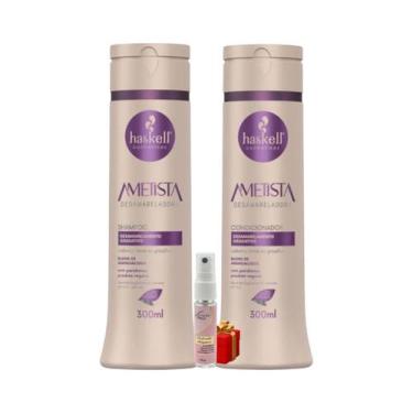 Imagem de Kit Haskell Ametista Shampoo 300ML + 1 Condicionador 300ML + Presente 