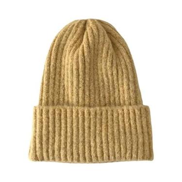 Imagem de Gorro De Inverno Feminino Tricotado Quente E Macio Estilo Kpop Em Core