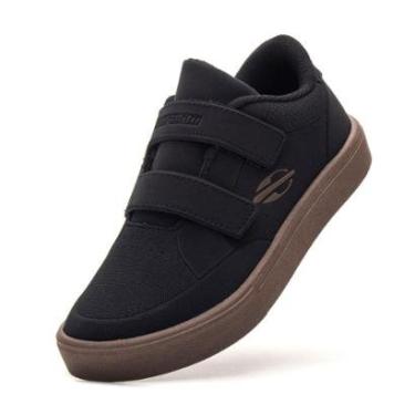 Imagem de Tênis Infantil Menino Mormaii Original Leve Macio Fecho Adesivo Preto/Natural-Masculino