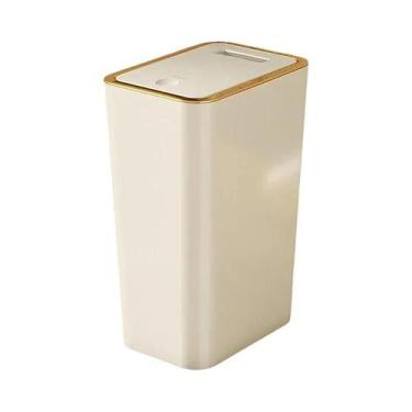 Imagem de Lixeira Moderna À Prova De Vazamentos E Odores, Design Compacto, Plást