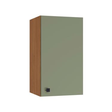 Imagem de Armário Aéreo Kappesberg Pixel 1 Porta Canela/Verde Frevo 40cm
