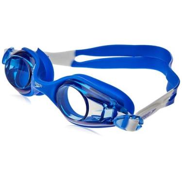 Imagem de Óculos de Natação Speedo Jr. Olympic Infantil, Azul