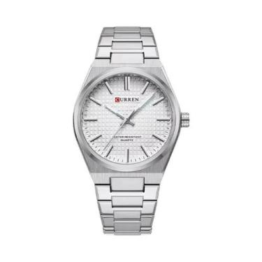 Imagem de Relógio De Quartzo Masculino À Prova d'Água Com Pulseira De Aço Inoxid