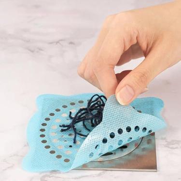 Imagem de 30 peças de malha fina, apanhador de cabelo para ralo de chuveiro - apanhador de cabelo para banheiro Tu, para apartamento, aluguel, casa, cozinha, banheiro, chão, dormitório