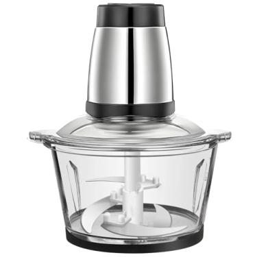 Imagem de Processador Triturador Alimentos Vidro Inox Elétrico 2L 500W