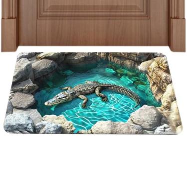 Imagem de Tapete Illusion | Armadilha decorativa estética antiderrapante - Tapete decorativo 3D | para decoração de Halloween, , entrada, cozinha, banheiro, decoração