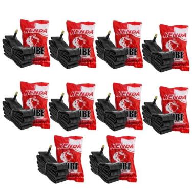 Imagem de KIT 10 Camara MTB Bike Ciclismo Kenda Aro 26 1.9/2.125 Bico Grosso