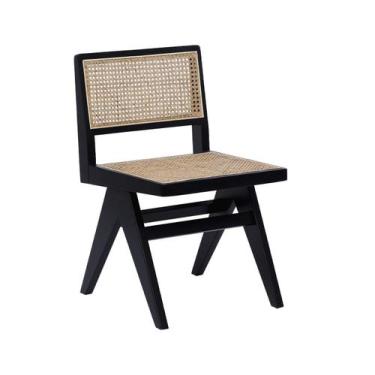 Imagem de Cadeira Easy Preta - Westwing Collection, Preto, Madeira