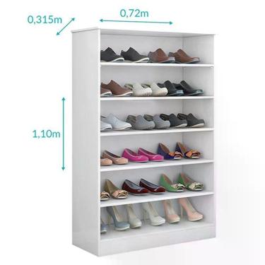 Imagem de Kit 3 Armários Multiuso Sapateira Bella Branco - Phoenix Baby