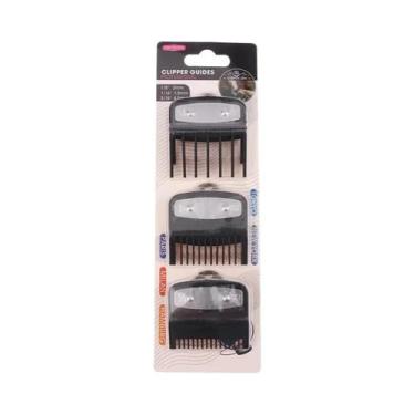 Imagem de Conjunto De Pentes Guia Para Máquina De Cortar Cabelo Preta 1.5mm 3mm 