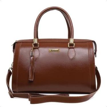 Imagem de Bolsa Feminina Tira Colo 8130 Preta Moda Macia Schiareli-Feminino