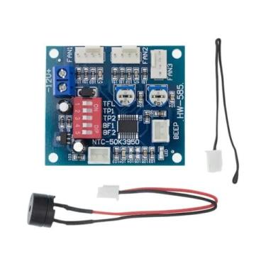 Imagem de Placa Controladora De Velocidade De Ventilador De CPU PWM 12V 5A Com S