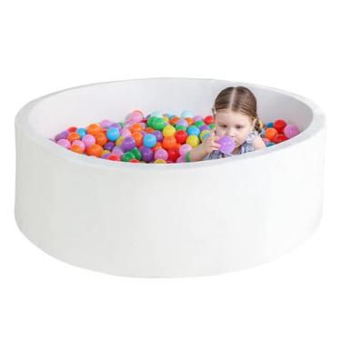 Imagem de Piscina de Bolinhas de Espuma TRENDBOX Extra Grande para Bebês 120 cm 