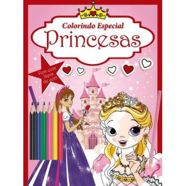 Imagem de Livro - Princesas Colorindo Especial - On Line Editora