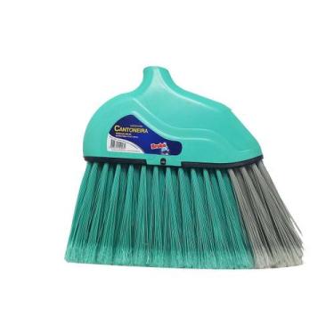 Imagem de Vassoura Cantoneira Limpeza Resistente Prática Sem Cabo Unidade