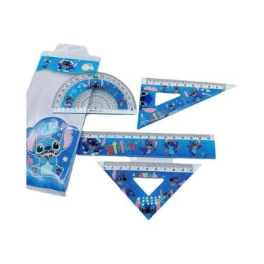 Imagem de Conjunto De Ferramentas Geométricas Congeladas Com 4 Peças: Régua Tria