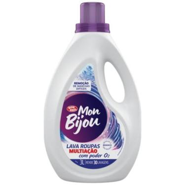 Imagem de Lava Roupa Líquido Multiação Azul Mon Bijou 3l