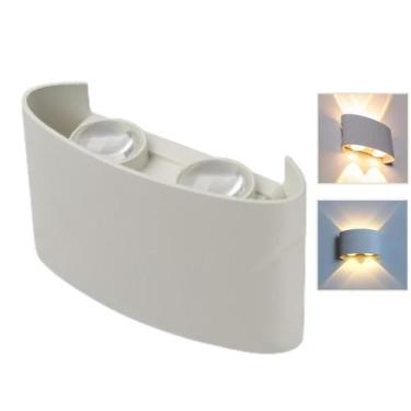 Imagem de Arandela Clessidra Led 4w 3000k Ip65 Moderna a prova de agua efeito am