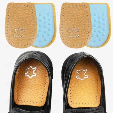 Imagem de Palmilhas Ortopédicas Femininas De Látex E Couro Com Suporte De Arco A