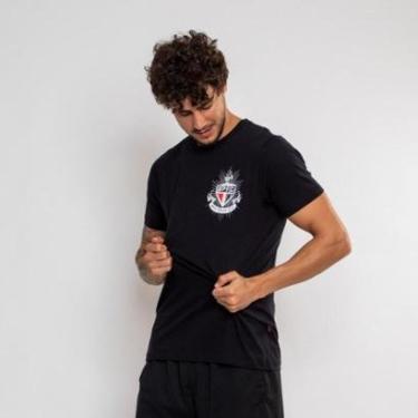Imagem de Camiseta São Paulo Classic Tricolor Paulista Preto-Masculino