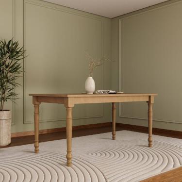 Imagem de Mesa de Jantar 160cm 8979FN Rubi Madeira Maciça Freijó Finestra