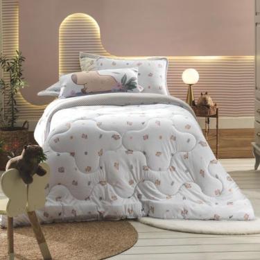 Imagem de Edredom Solteiro Malha Altenburg Infantil 100% Algodão, Capi Edredom